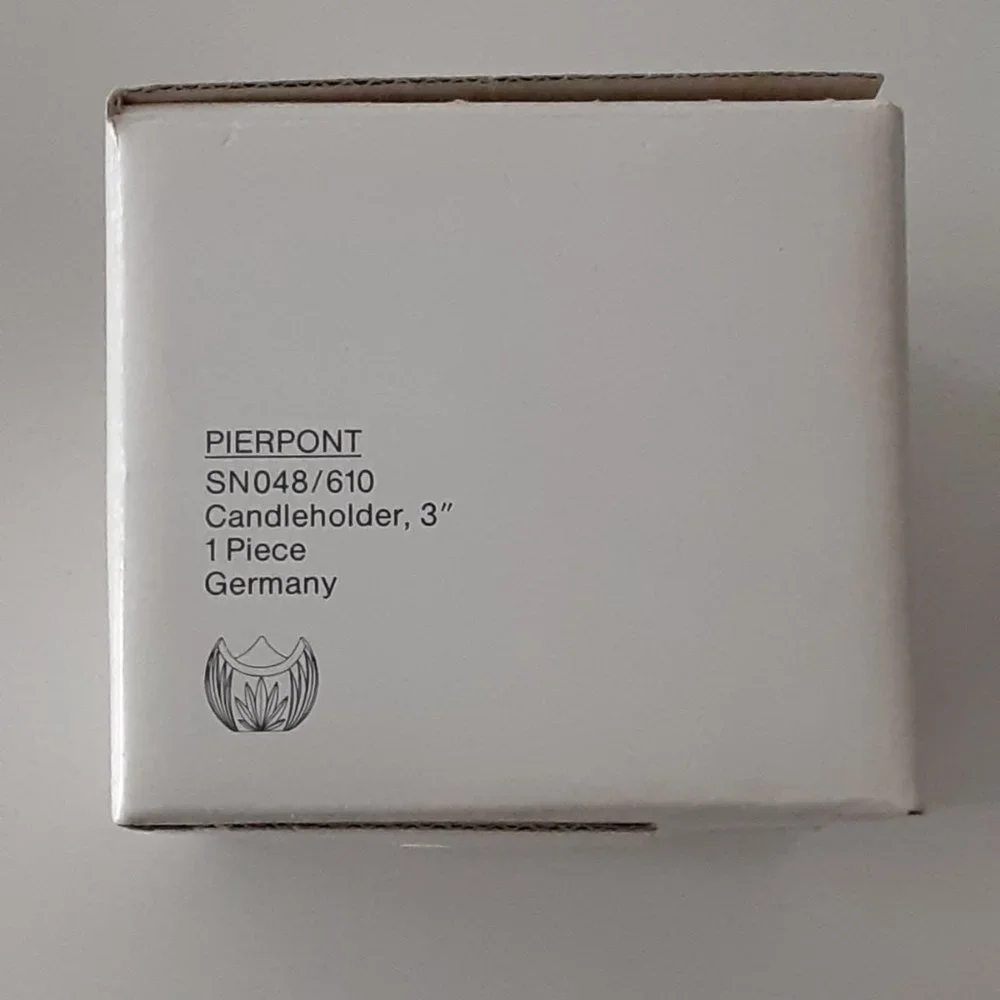 Mikasa Candle Holder set of 2 - New in box (NWOT) - Germany - 3